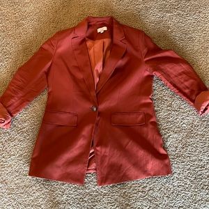 Loft rust color blazer